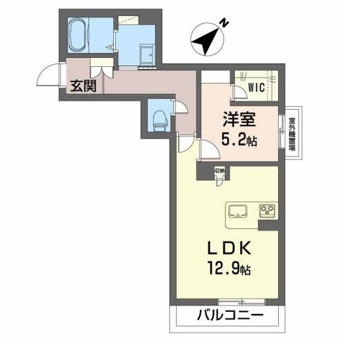 コートノワール 303号室 間取り