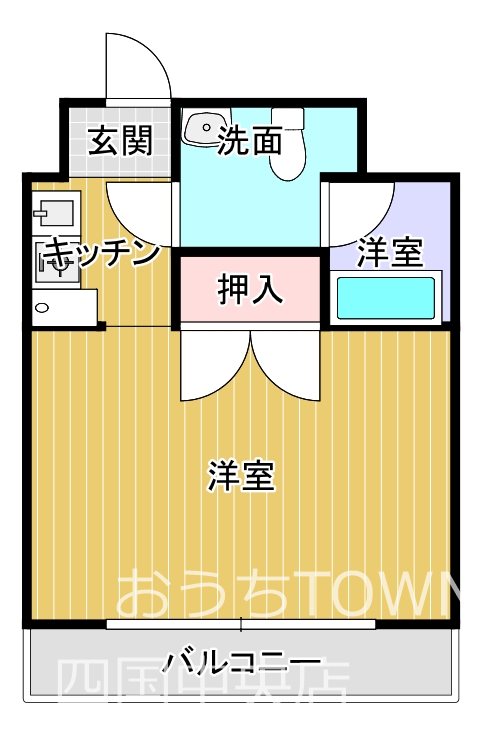 プログレッソ 605号室 間取り