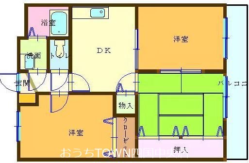 ユーミーピュア 301号室 間取り
