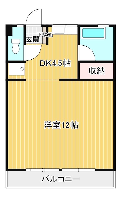 御幸マンション 202号室 間取り