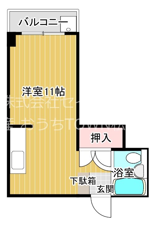 八束総合ビル 302号室 間取り