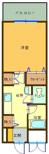 エル・ミオーレ東門 202号室 間取り