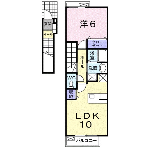 クレイドルＨ・Ｉ 間取り図