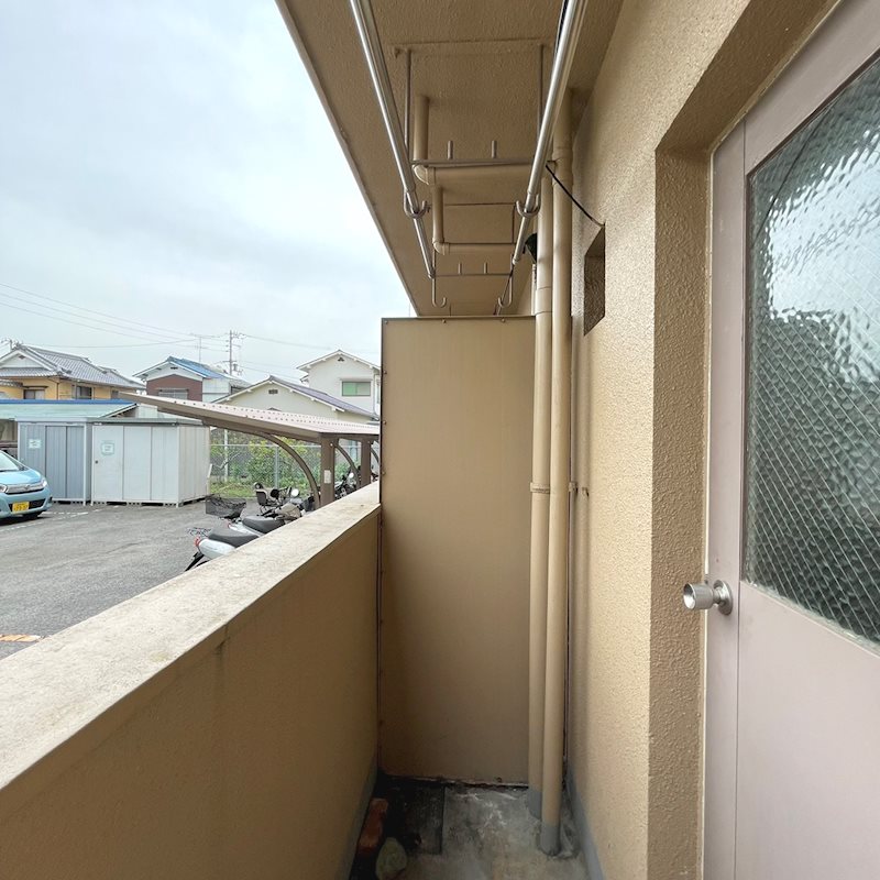 祓川中央マンション ベランダ