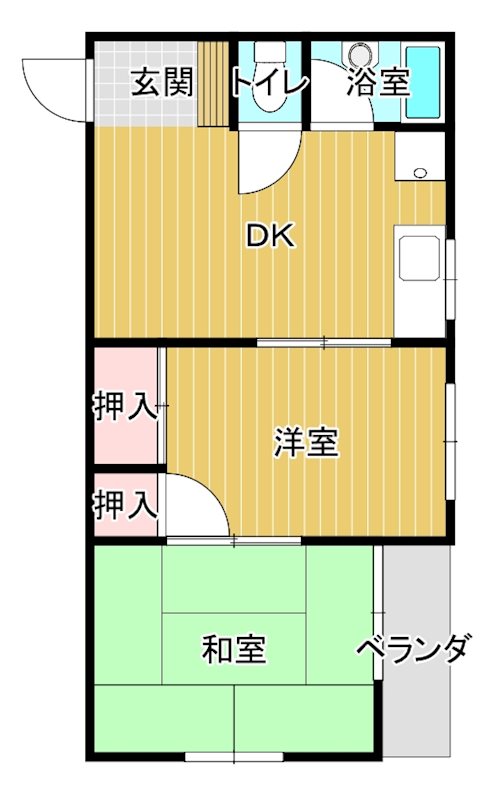 ハイツいとう 203号室 間取り