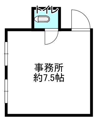 ハイツいとう 201(事務所)号室 間取り