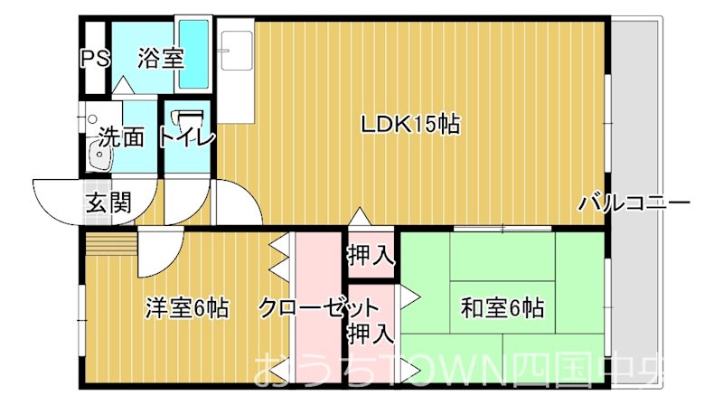 シトラスハーモニー 303号室 間取り