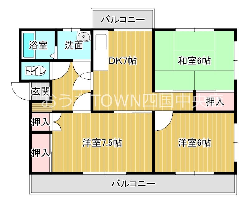 鈴木マンション 301号室 間取り