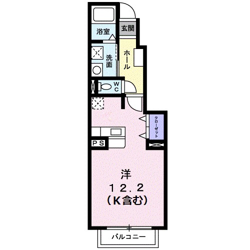 クレイドルＨ・Ｉ 間取り図