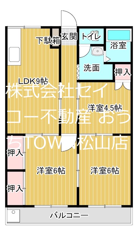 コーポ波藤 間取り図