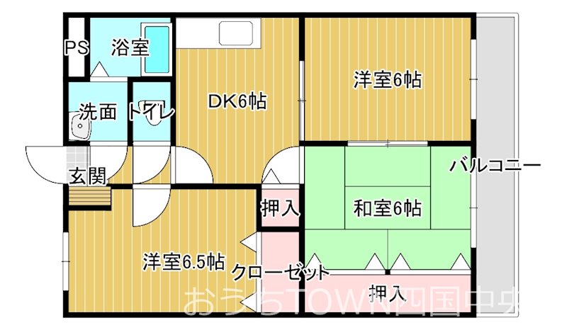 ユーミーあけぼの 201号室 間取り