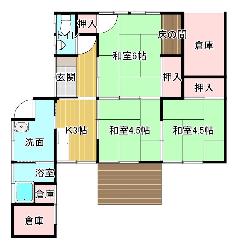 小栗平屋 間取り