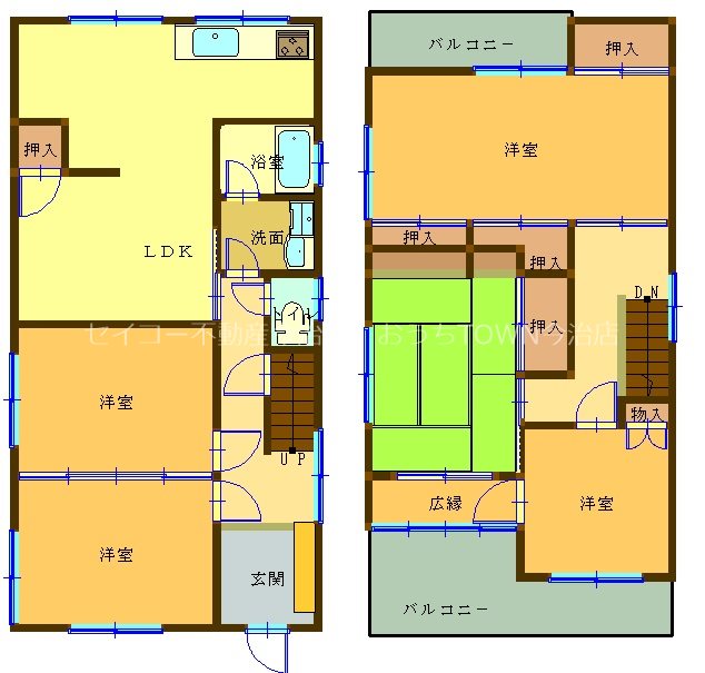 南宝来町借家 間取り