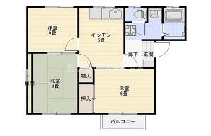 IS VIRGO　 201号室 間取り