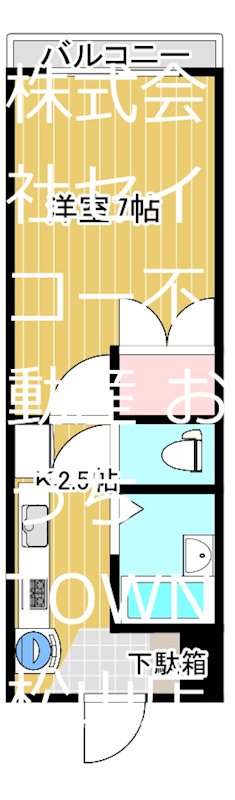 エステート東雲  間取り図