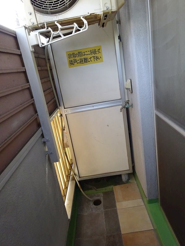 クリーンハイツ弓立Ⅰ ベランダ