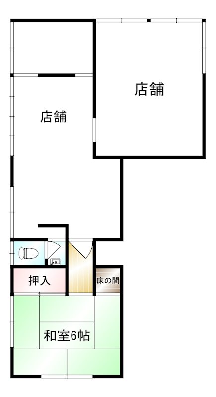松本町3丁目テナント 間取り