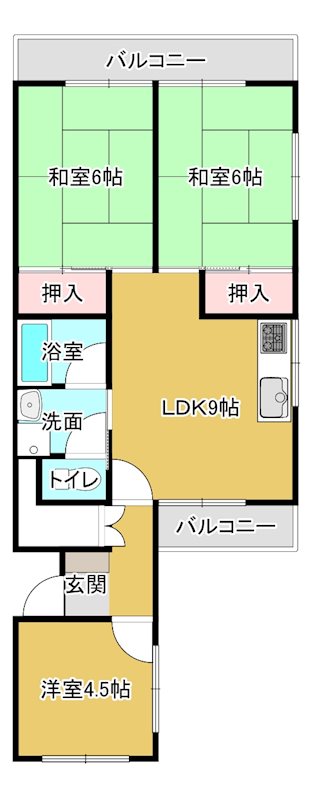 第１ハイツ永井 105号室 間取り
