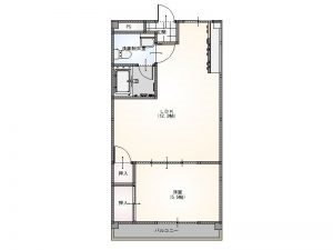 ファーレ岸の上  125号室 間取り