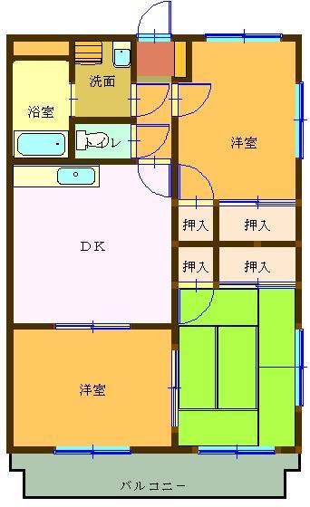 エクセレントＡＭ 103号室 間取り