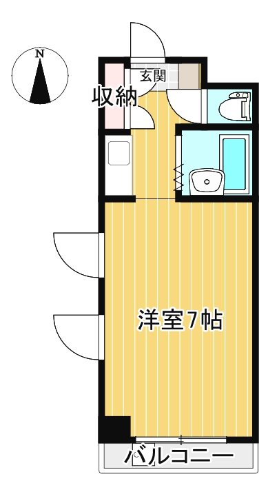 グランドハイム本町 503号室 間取り