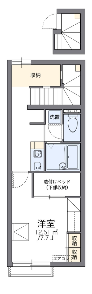 レオパレスとねりこ２ 間取り図