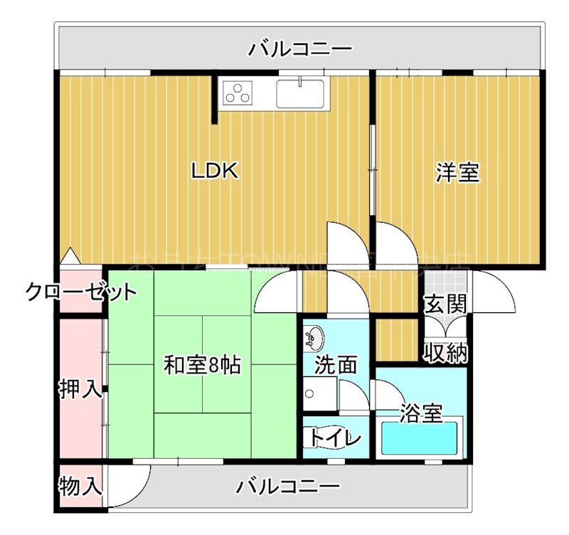 ＳＫマンション 間取り図