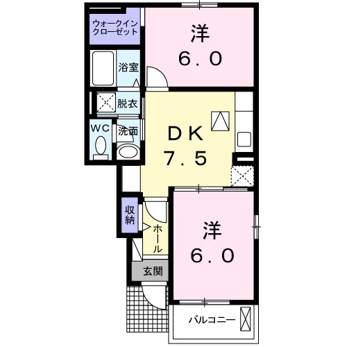 フェアリー　ガーデン 105号室 間取り