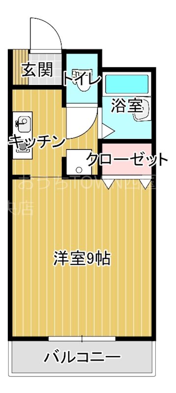 フィネス宮川 202号室 間取り