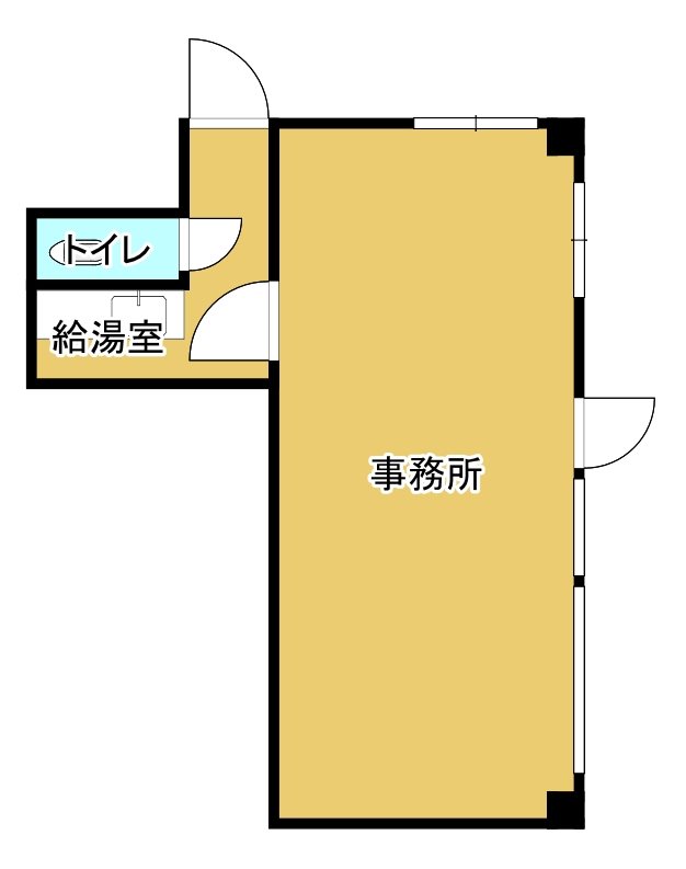 井上本社コーポ 101号室 間取り