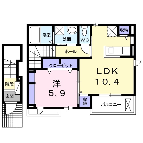 ベル・ソレイユ 間取り図