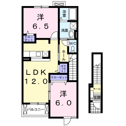 シーザリオ 間取り図