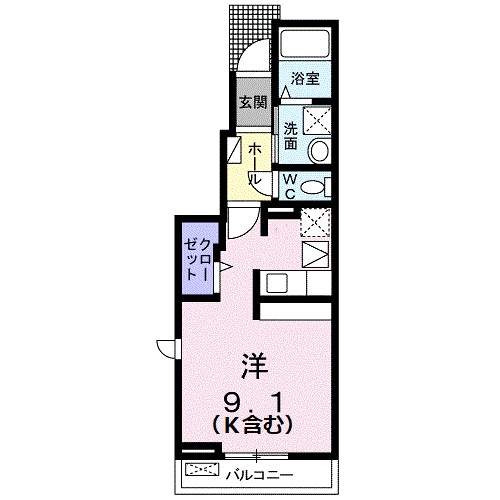 サピーＮ・Ⅱ　Ａ 間取り図