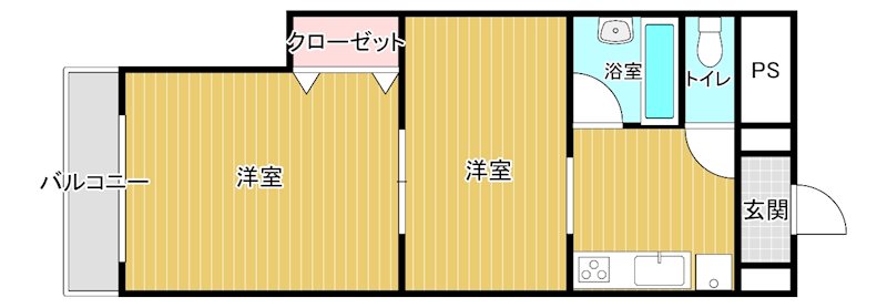 ABCビルみしま 106号室 間取り