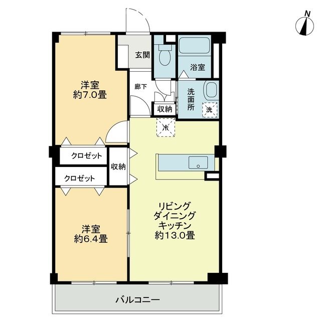 アピオン 102号室 間取り