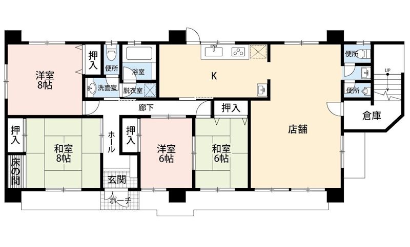 コンフォートメゾンＮＡＧＩ 1F号室 間取り