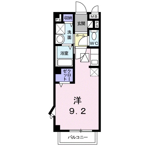 ミニヨンハウス 105号室 間取り