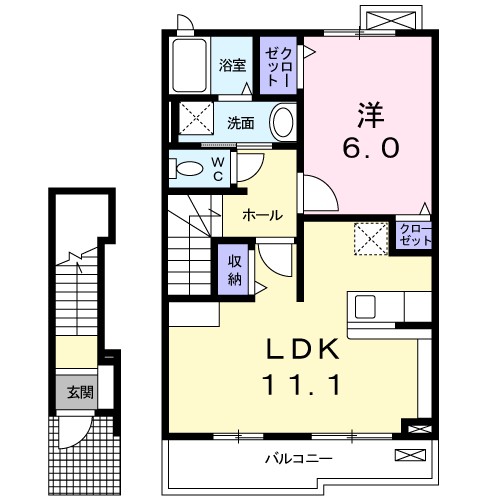 エスポワール　幸 間取り図