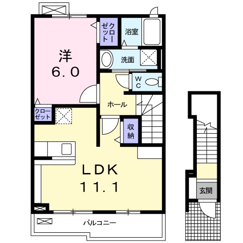 エスポワール　幸 間取り図