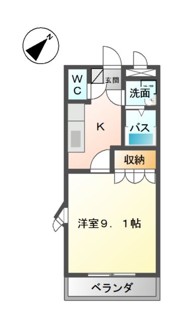 サンコート・ヴィラ 間取り図