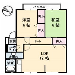 サンガーデンひあさ 間取り図