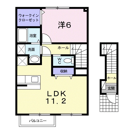 ジュネス本郷 202号室 間取り