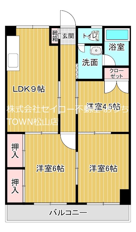 コーポ波藤  202号室 間取り
