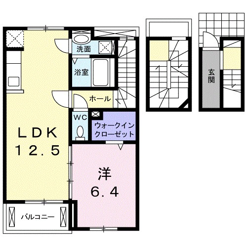 ノーヴァ　ミトモⅡ 303号室 間取り