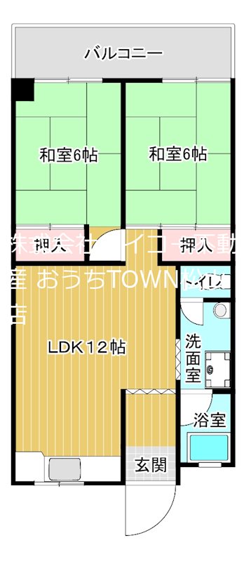 第２ホワイトコーポ 602号室 間取り