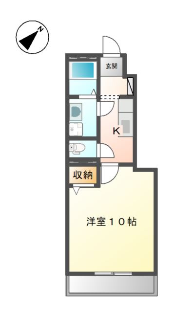 ソレイユ北日吉 間取り図