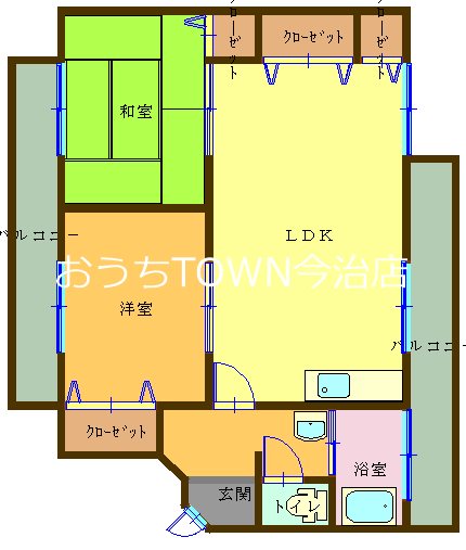 ペアハイツ 306号室 間取り