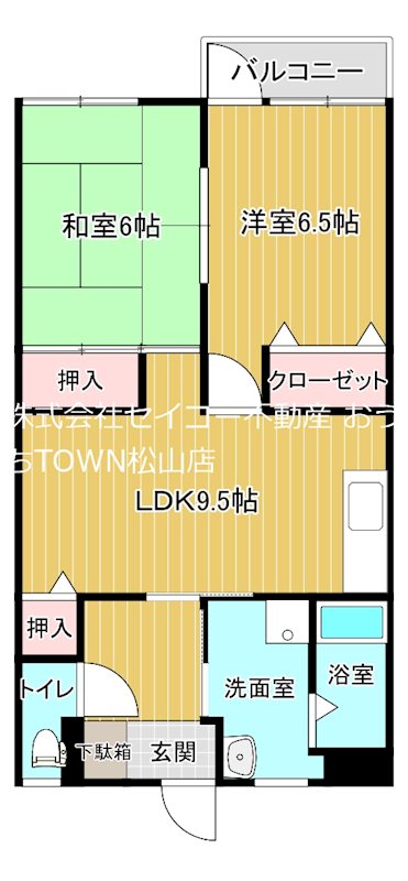 第1朝日ビル 302号室 間取り