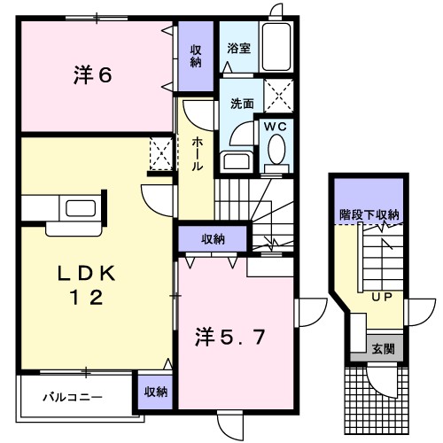 メゾン・フローラ 間取り図