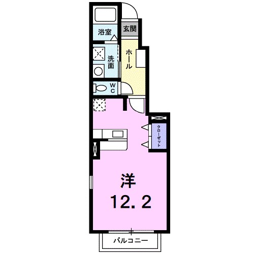 ハウス　クレメント　Ａ 間取り図